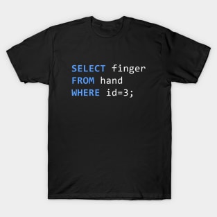 SQL Magic - Unearthing Data Treasures in Every Query T-Shirt